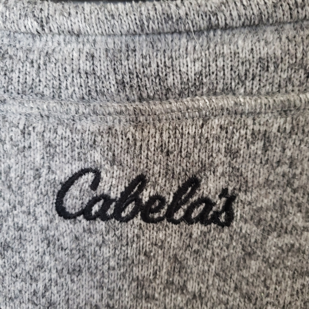 Men's Cabela's cozy knit zip pocket sweater